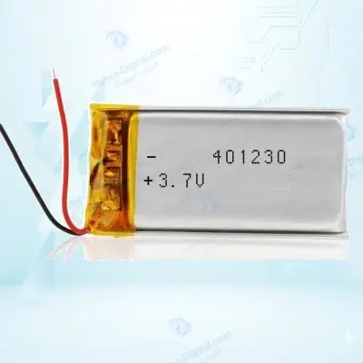 باتری لیتیوم پلیمر با ظرفیت 110mAh سایز 401230 خرید