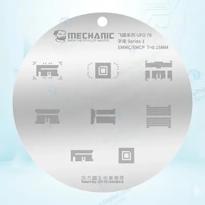 شابلون آی سی هارد مکانیک Mechanic Ufo 79 Emmc / Emcp T0.15mm خرید