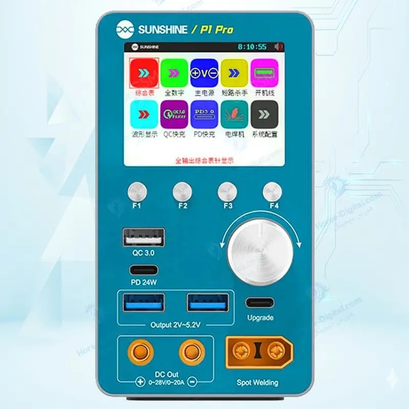 منبع تغذیه، جوش نقطه زن باتری و شورت کیلر سانشاین مدل Sunshine P1 Pro خرید