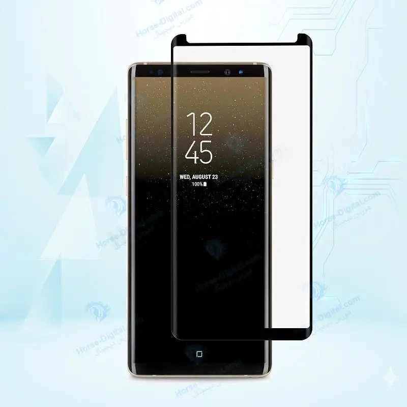 محافظ صفحه گلس رنگی خم برای Samsung Galaxy Note 8 / N950 خرید
