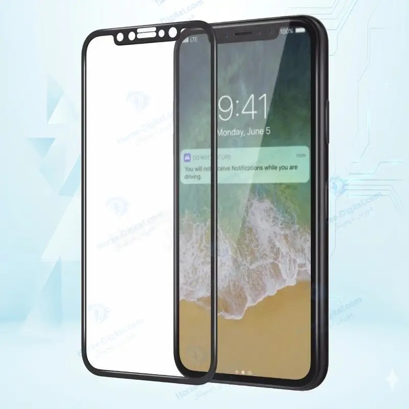 محافظ صفحه iPhone Xr / iPhone 11 Color 5D Glass خرید