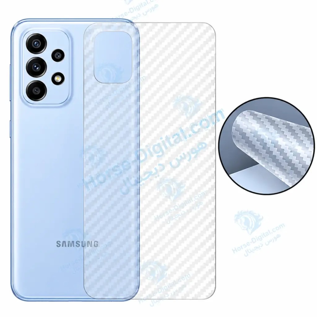 برچسب پشت Samsung Galaxy A23 5G مدل کربنی خرید