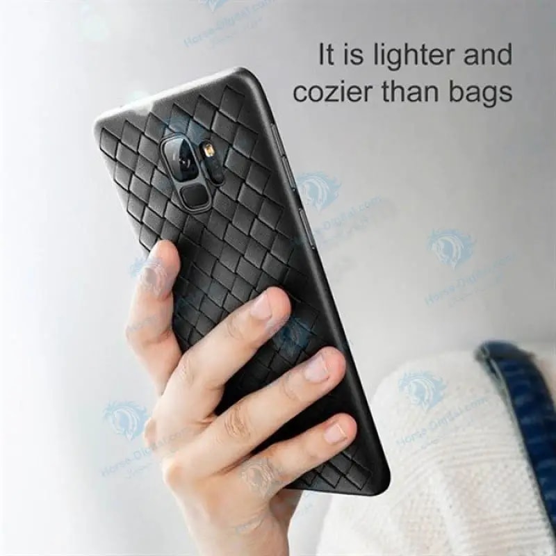قاب طرح چرم بیسوس سامسونگ Baseus Bv Weaving Samsung Galaxy S9 خرید