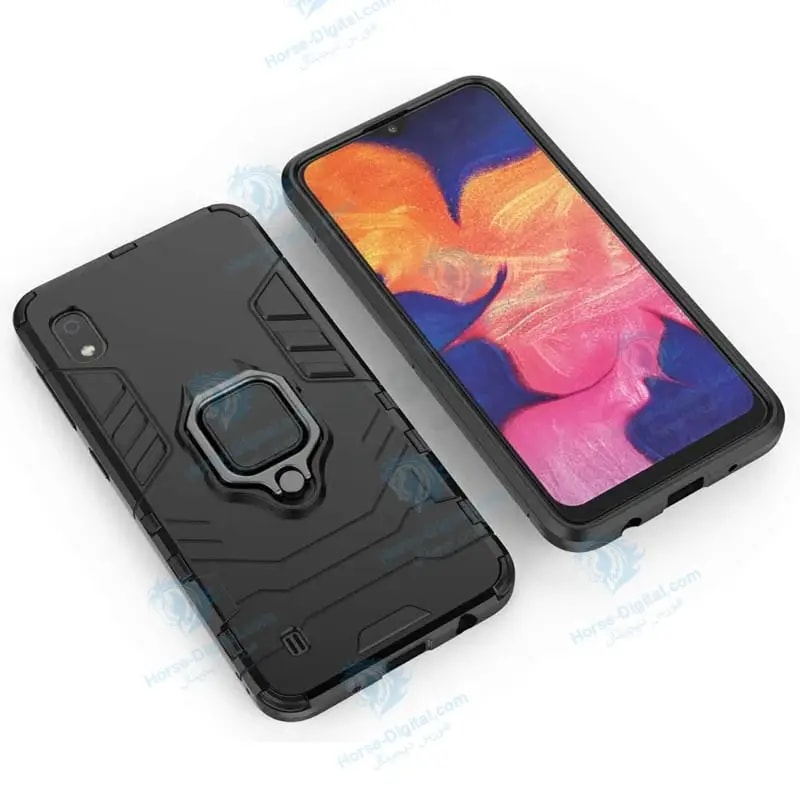 قاب محافظ انگشتی سامسونگ Ring Holder Iron Man Armor Case Samsung Galaxy A10 خرید