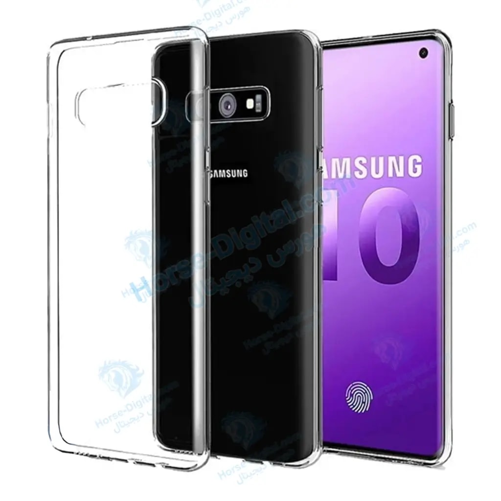 قاب محافظ ژله ای کپسول دار 5 گرمی سامسونگ Clear TPU Air Rubber Jelly Case For Samsung Galaxy S10 Plus خرید