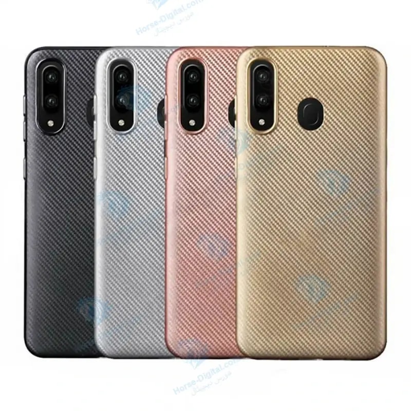 قاب محافظ ژله ای Samsung Galaxy M10 مدل Haimen Carbon Fiber Case خرید