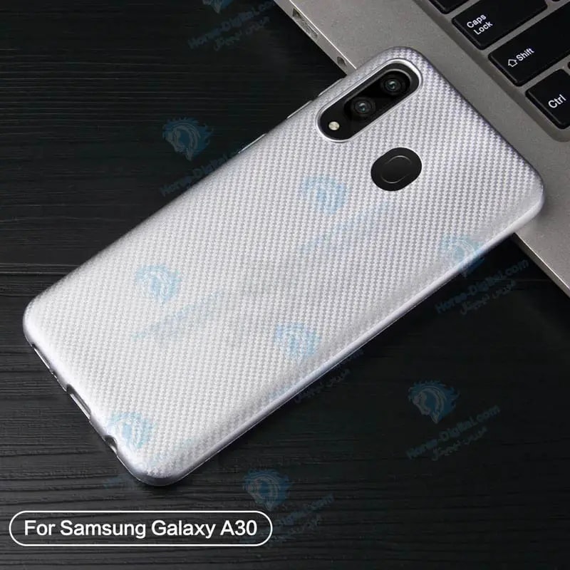 قاب محافظ ژله ای Haimen Carbon Fiber Case For Samsung Galaxy M20 خرید