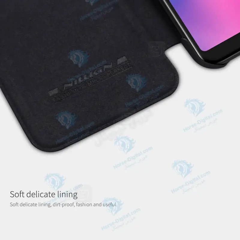 کیف چرمی نیلکین سامسونگ Nillkin Qin Leather Case Samsung Galaxy A6s خرید