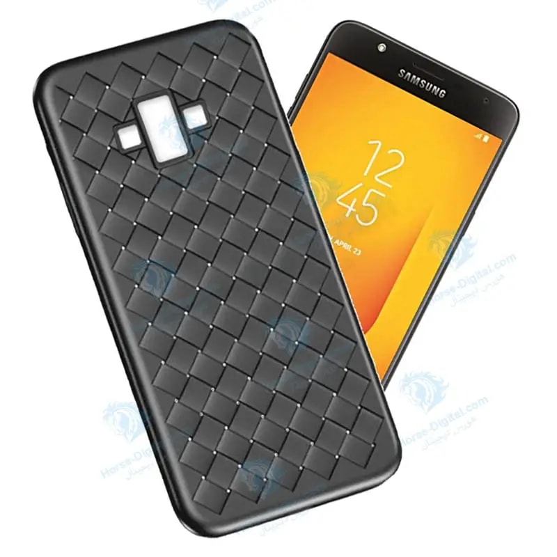 قاب ژله ای طرح چرم حصیری Samsung Galaxy J7 Duo خرید