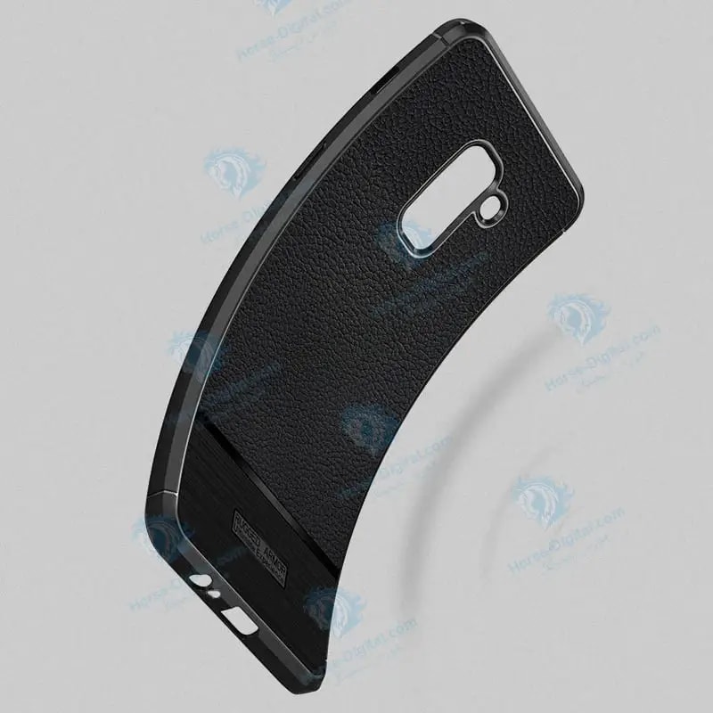 قاب ژله ای طرح چرم سامسونگ Becation Ruged Armor Soft Case Samsung Galaxy J8 2018 خرید