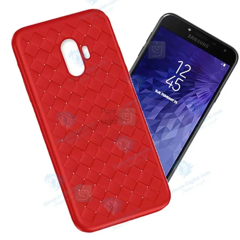 قاب ژله ای طرح چرم حصیری Samsung Galaxy J4 خرید