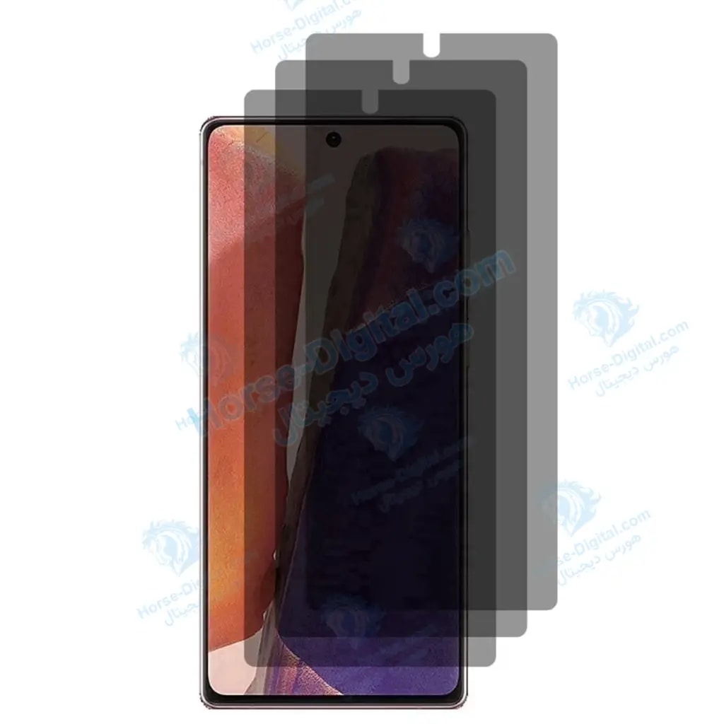 برچسب صفحه نمایش حریم شخصی نانو با پوشش کامل سامسونگ Privacy Full Nano Film Screen Protector For Samsung Galaxy Note 20 خرید