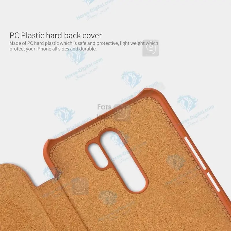 کیف محافظ چرمی نیلکین شیائومی Nillkin Qin Case For Xiaomi Redmi 9 خرید