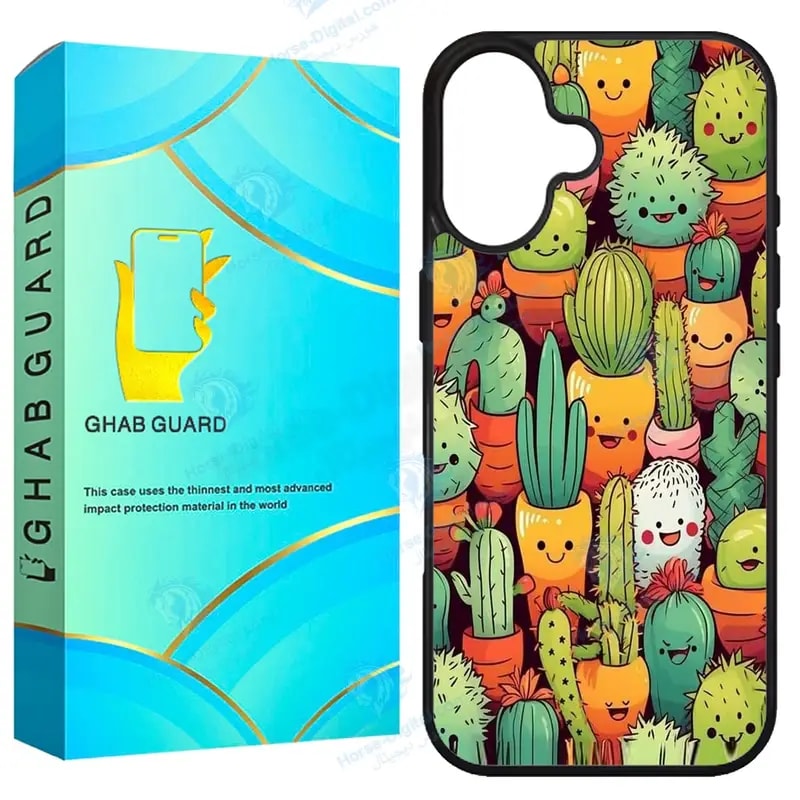 کاور قاب گارد طرح کاکتوس مدل G16pl مناسب برای گوشی موبایل اپل iPhone 16 Plus خرید