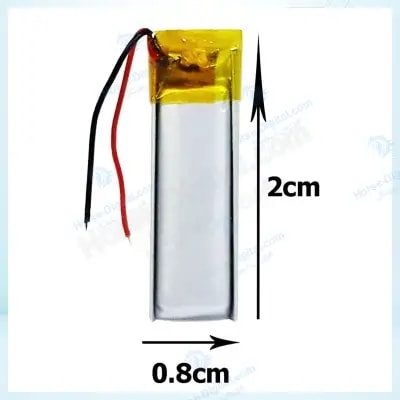 باتری لیتیوم پلیمر با ظرفیت 100mAh سایز 400820 خرید