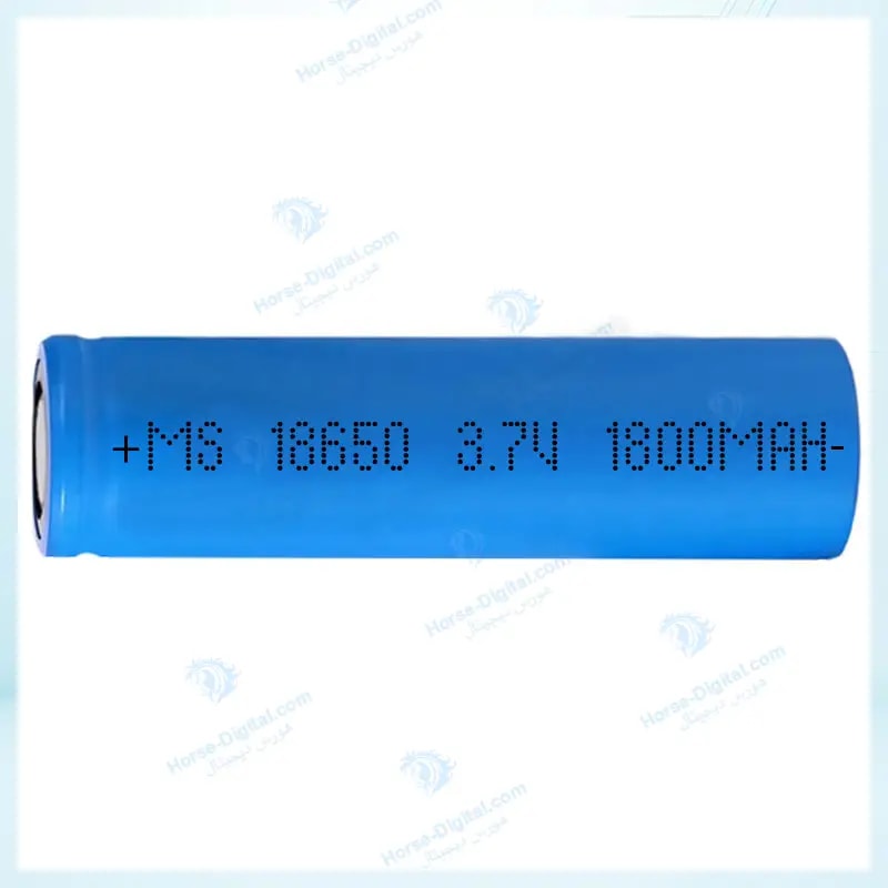 باتری لیتیوم یون قلمی با ظرفیت 1800mAh سایز 18650 خرید