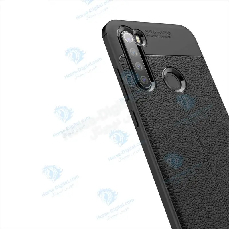 قاب ژله ای طرح چرم Xiaomi Redmi Note 8 2021 مدل Auto Focus خرید