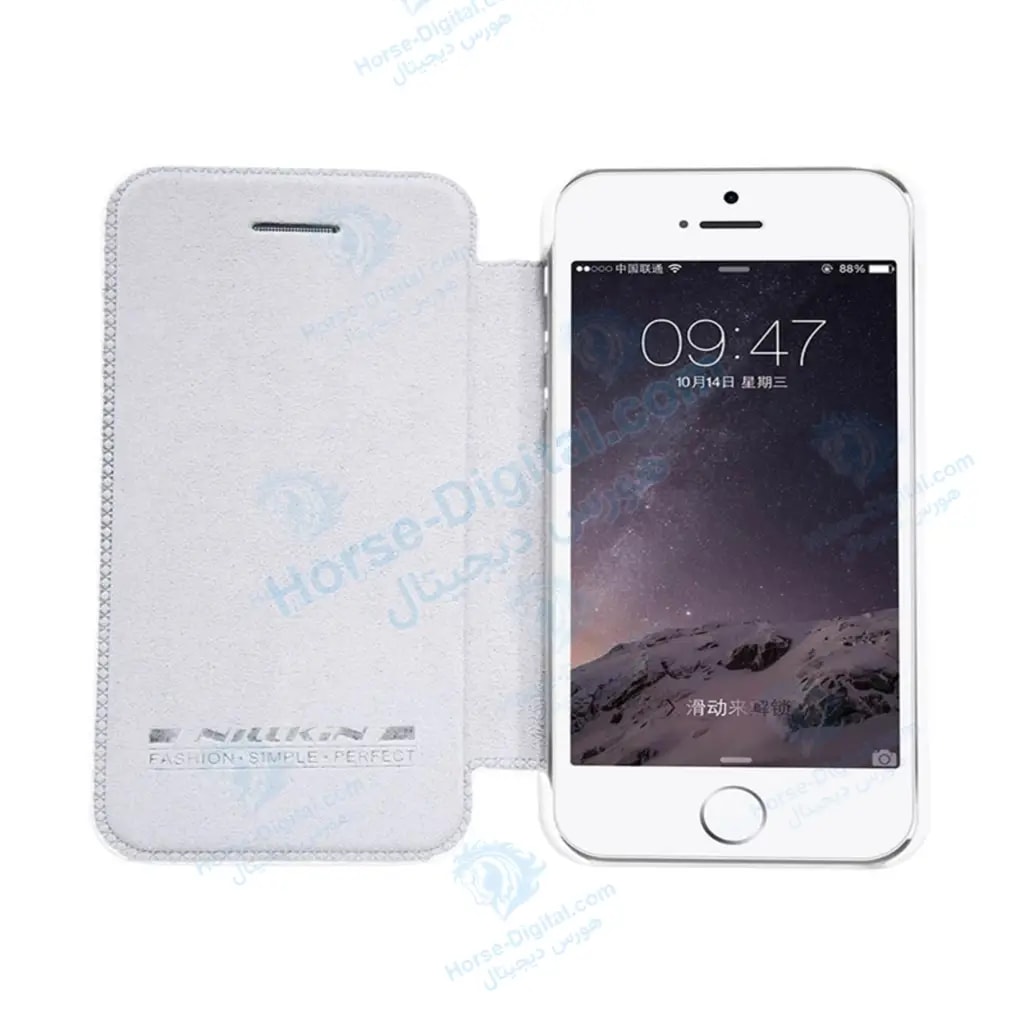 کیف چرمی نیلکین آیفون Nillkin Qin Series Leather Apple iPhone 5/5s خرید