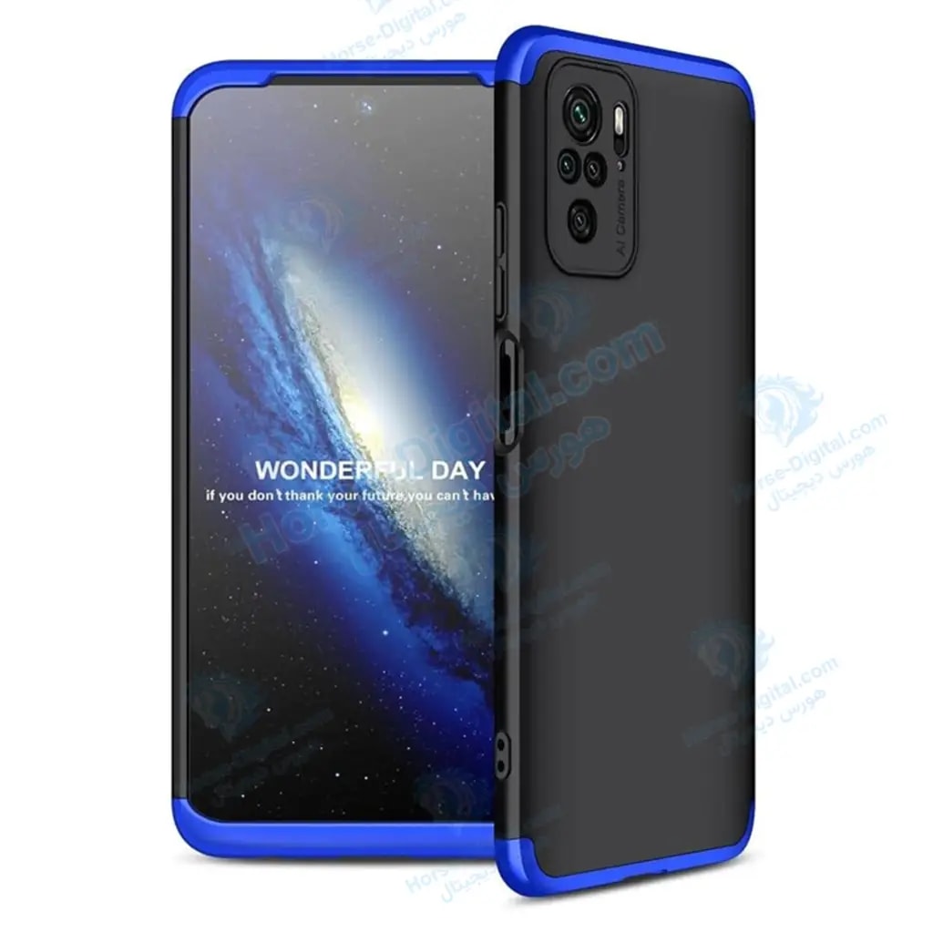 قاب محافظ با پوشش 360 درجه شیائومی Gkk Color Full Cover For Xiaomi Redmi Note 10s خرید