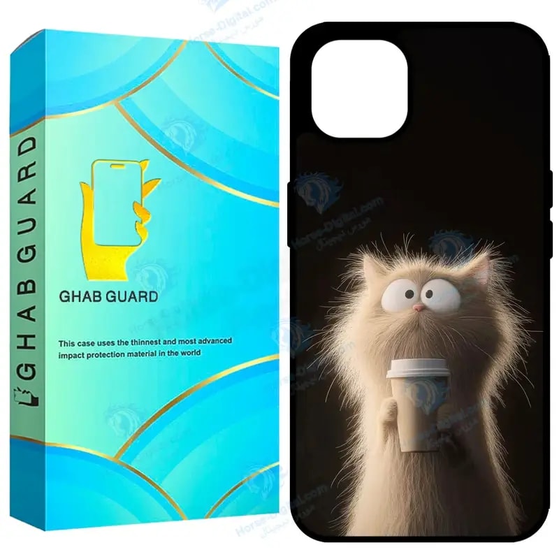کاور قاب گارد طرح گربه مدل GCHP14 مناسب برای گوشی موبایل اپل iPhone 14 خرید