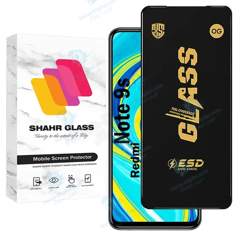 محافظ صفحه نمایش شهر گلس مدل Ogesd مناسب برای گوشی موبایل شیائومی Redmi Note 9s خرید