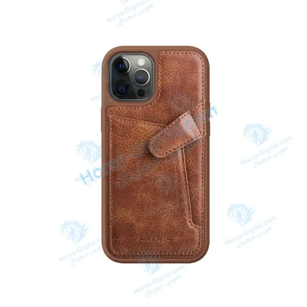 قاب محافظ چرمی نیلکین اپل Nillkin Aoge Leather Case Apple iPhone 12 mini خرید
