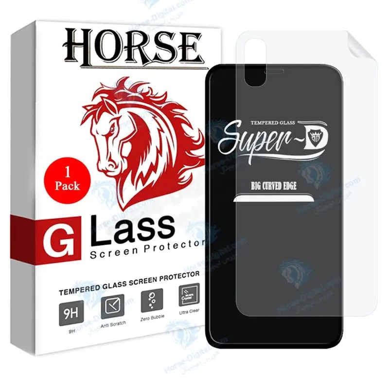 محافظ صفحه نمایش هورس مدل 2SN-Glass مناسب برای گوشی موبایل اپل iPhone Xs Max به همراه محافظ پشت گوشی خرید