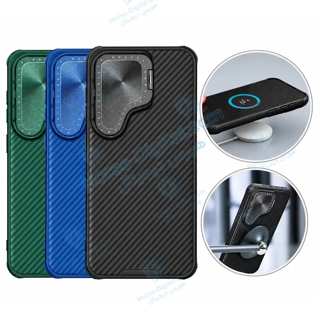 قاب استند مگنتی نیلکین Samsung S24 مدل Camshield Prop Magnetic خرید