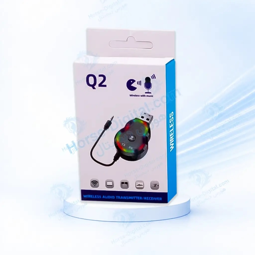 دانگل بلوتوث USB ماشین Q2 Rgb Aux عمده خرید