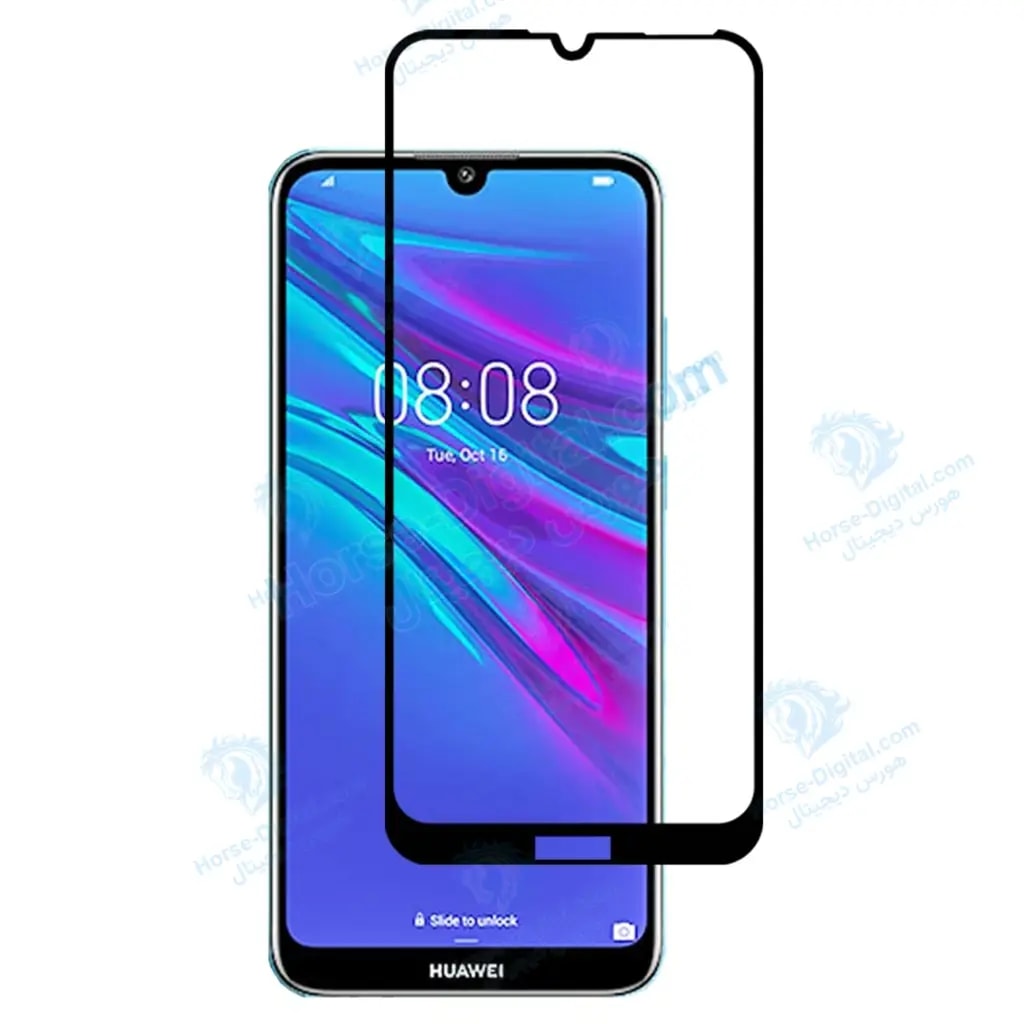 محافظ صفحه نمایش تمام چسب با پوشش کامل Full Glass Screen Protector For Huawei Y6 2019 / Y6 Prime 2019 خرید