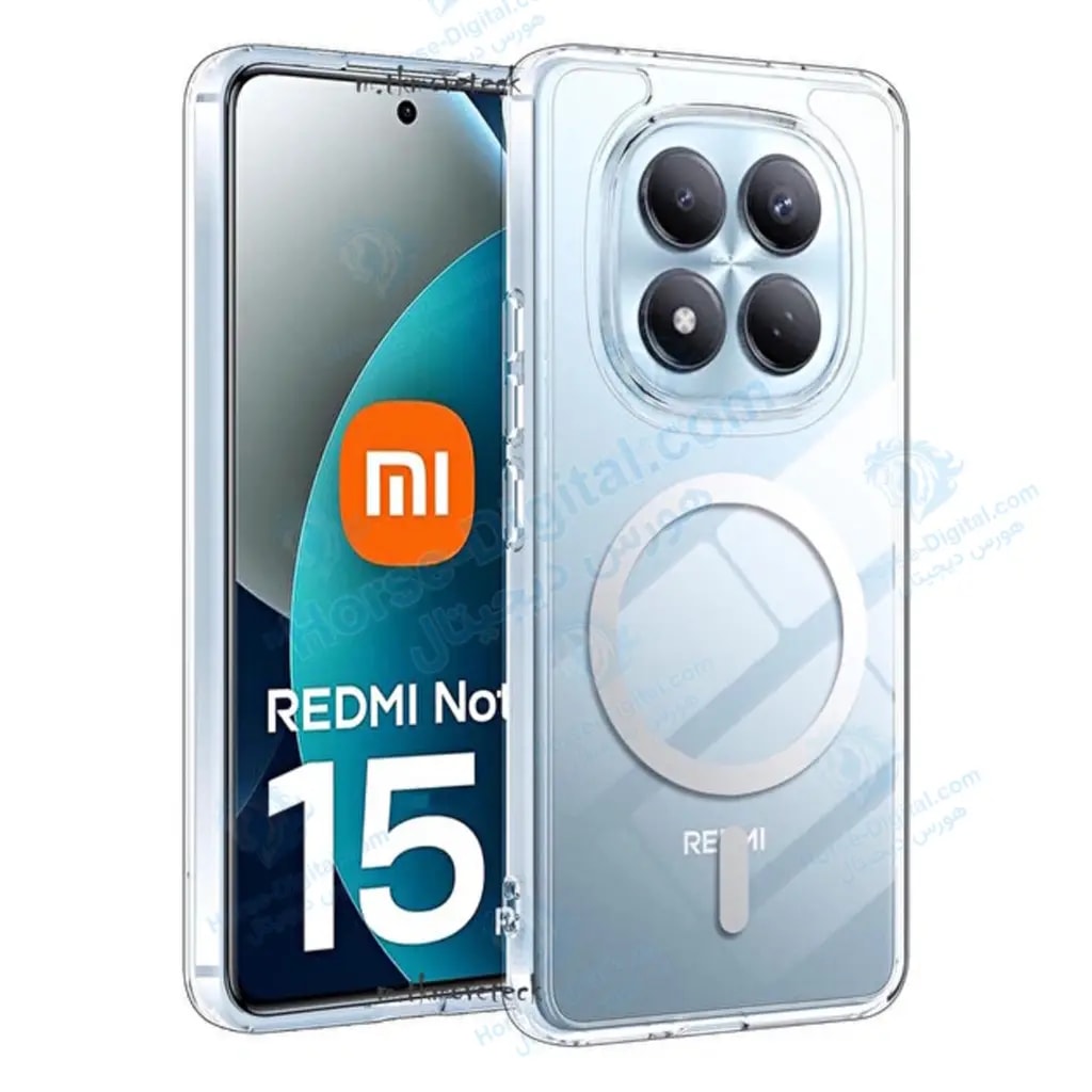 قاب پشت کریستالی مگ سیف دار گوشی شیائومی ردمی Note 15 Pro 4G خرید