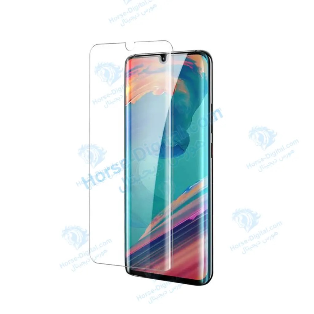 محافظ صفحه شیشه ای تمام صفحه و خمیده یو وی هواوی Uv Full Glass Screen Protector Huawei P30 Pro خرید
