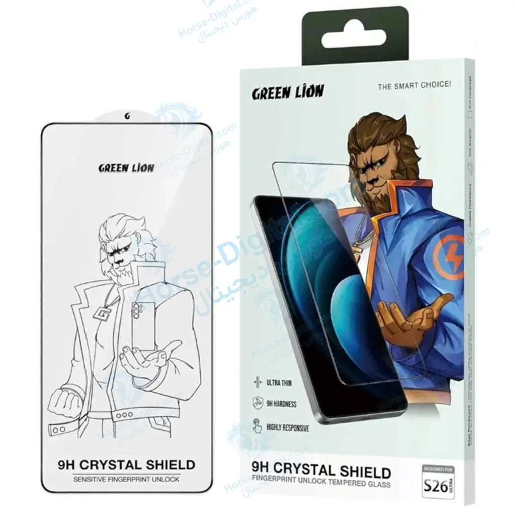گلس گرین لاین 9H Crystal Shield سامسونگ S26 الترا خرید