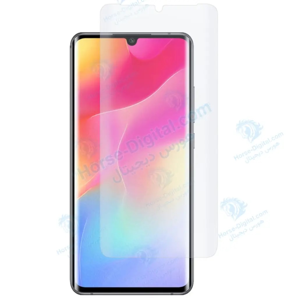 محافظ صفحه شیشه ای تمام صفحه و خمیده یو وی شیائومی Uv Full Glass Screen Protector Xiaomi Mi CC9 Pro / Mi Note 10 / Mi Note 10 Pro خرید