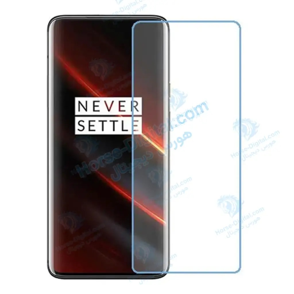 محافظ صفحه شیشه ای تمام صفحه و خمیده یو وی وان پلاس Uv Full Glass Screen Protector OnePlus 7T Pro خرید