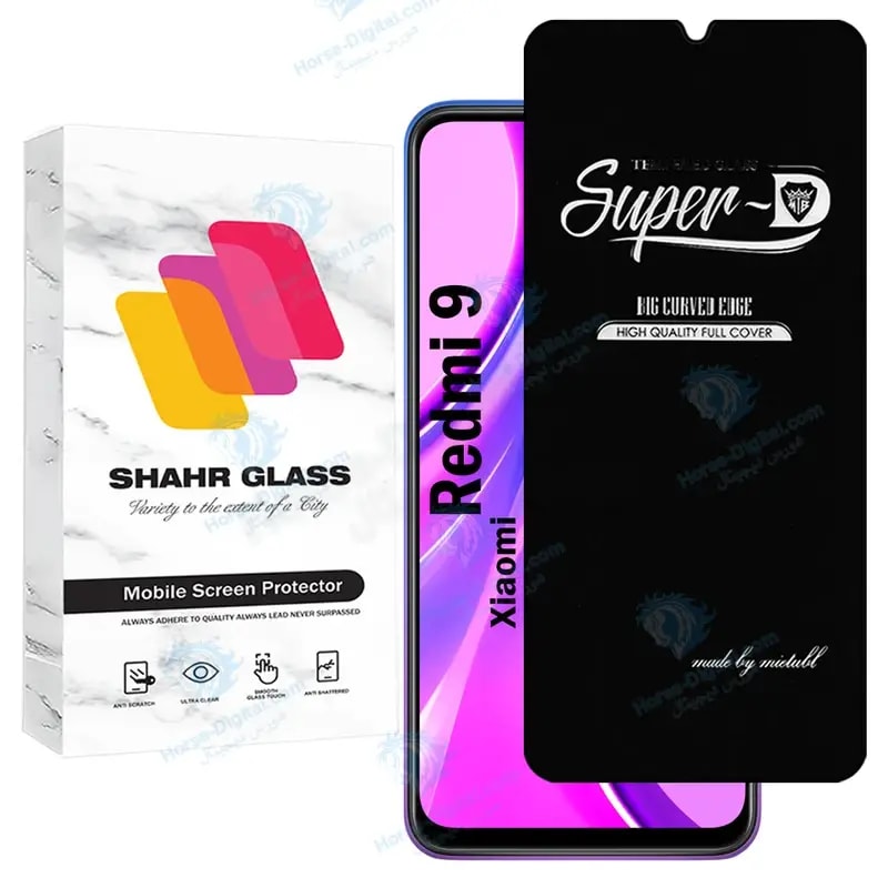 محافظ صفحه نمایش شهر گلس مدل Superdnsh مناسب برای گوشی موبایل شیائومی Redmi 9 خرید