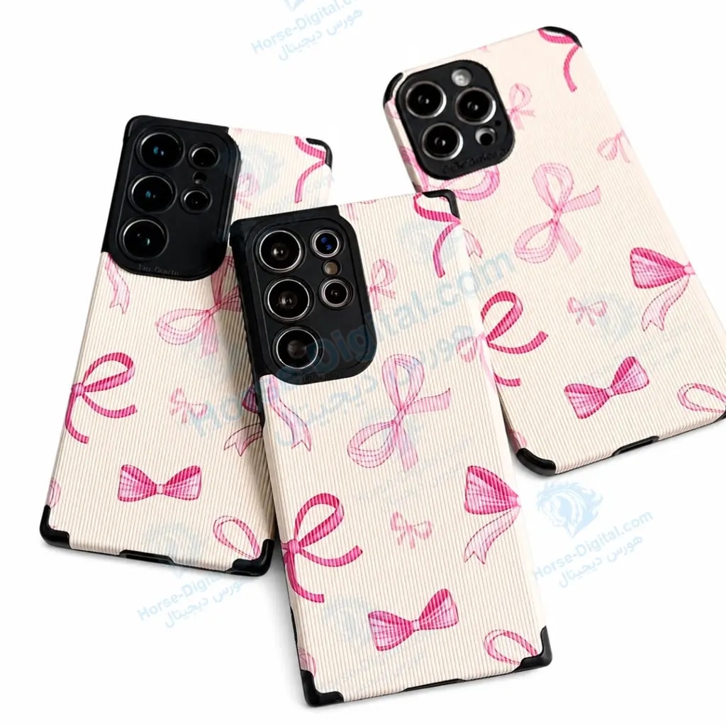 قاب کبریتی پاپیون صورتی گوشی سامسونگ A52 خرید