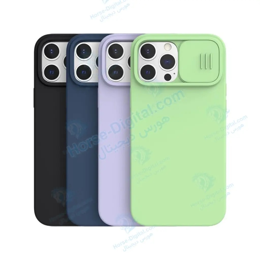 قاب نیلکین آیفون 15 پرو مکس مدل CamShield Silky Silicon خرید