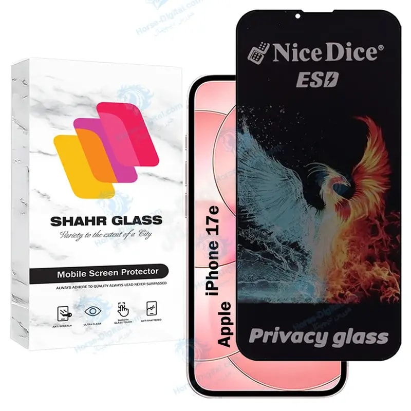 محافظ صفحه نمایش شهر گلس مدل SND7 مناسب برای گوشی موبایل اپل iPhone 17e خرید