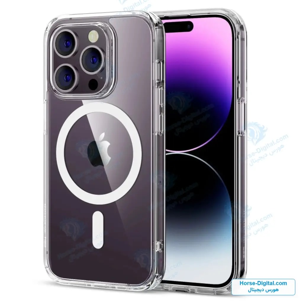 قاب پشت کریستالی Apple iPhone 14 Pro Max مدل مگ سیف دار خرید