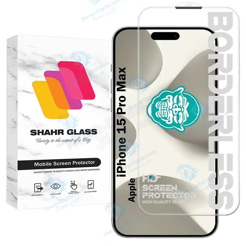 محافظ صفحه نمایش شهر گلس مدل Monspc مناسب برای گوشی موبایل اپل iPhone 15 Pro Max خرید
