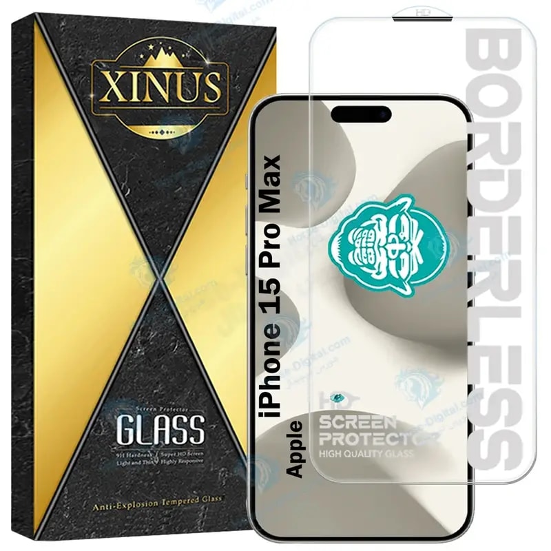 محافظ صفحه نمایش ژینوس مدل Monspcx مناسب برای گوشی موبایل اپل iPhone 15 Pro Max خرید