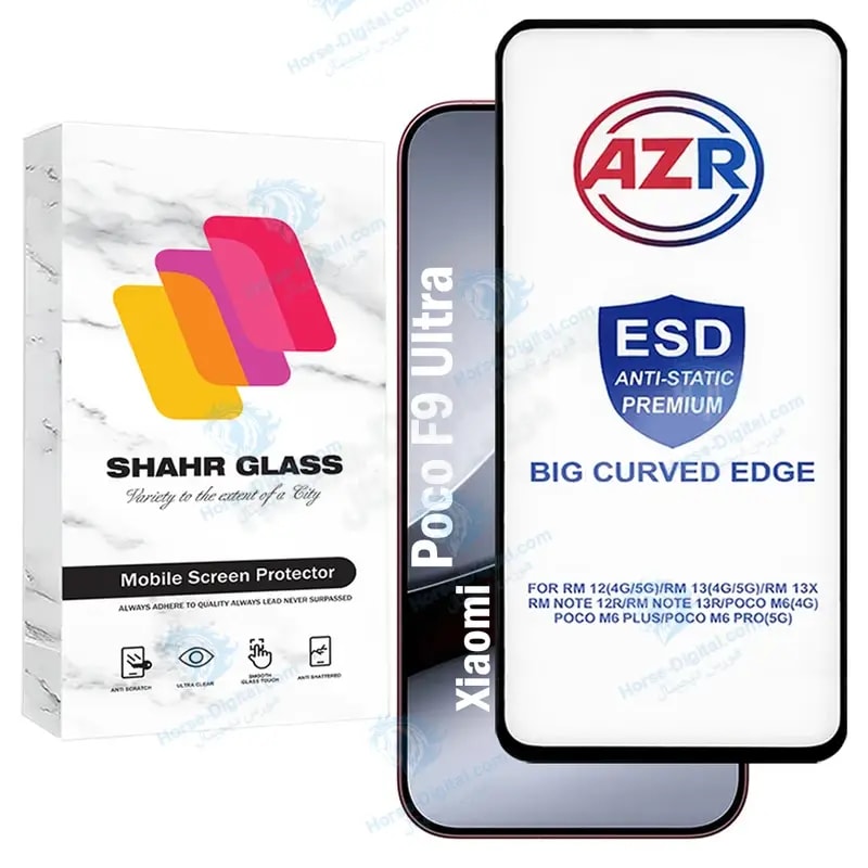 محافظ صفحه نمایش شهر گلس مدل Azrs مناسب برای گوشی موبایل شیائومی Poco F9 Ultra خرید