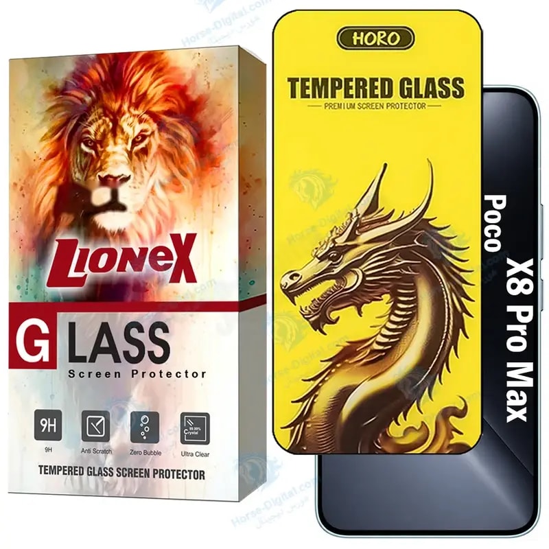 محافظ صفحه نمایش لایونکس مدل FHGL20 مناسب برای گوشی موبایل شیائومی Poco X8 Pro Max خرید