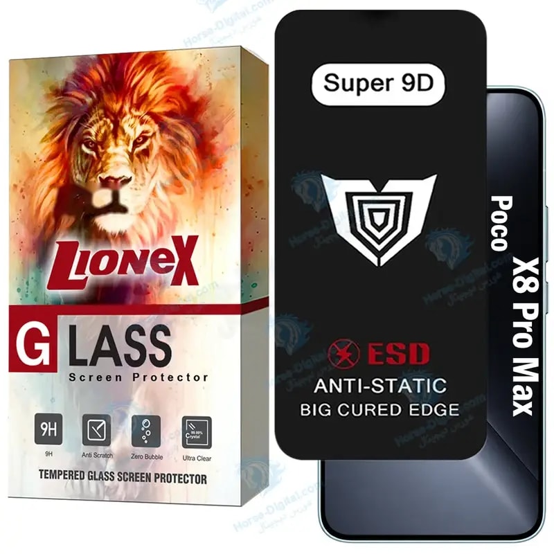 محافظ صفحه نمایش لایونکس مدل Sup9dbl مناسب برای گوشی موبایل شیائومی Poco X8 Pro Max خرید