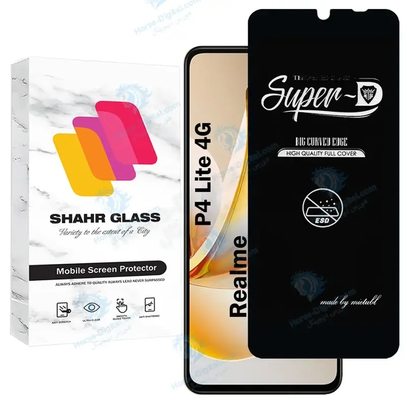 محافظ صفحه نمایش شهر گلس مدل Superdnsh مناسب برای گوشی موبایل ریلمی P4 Lite 4G خرید