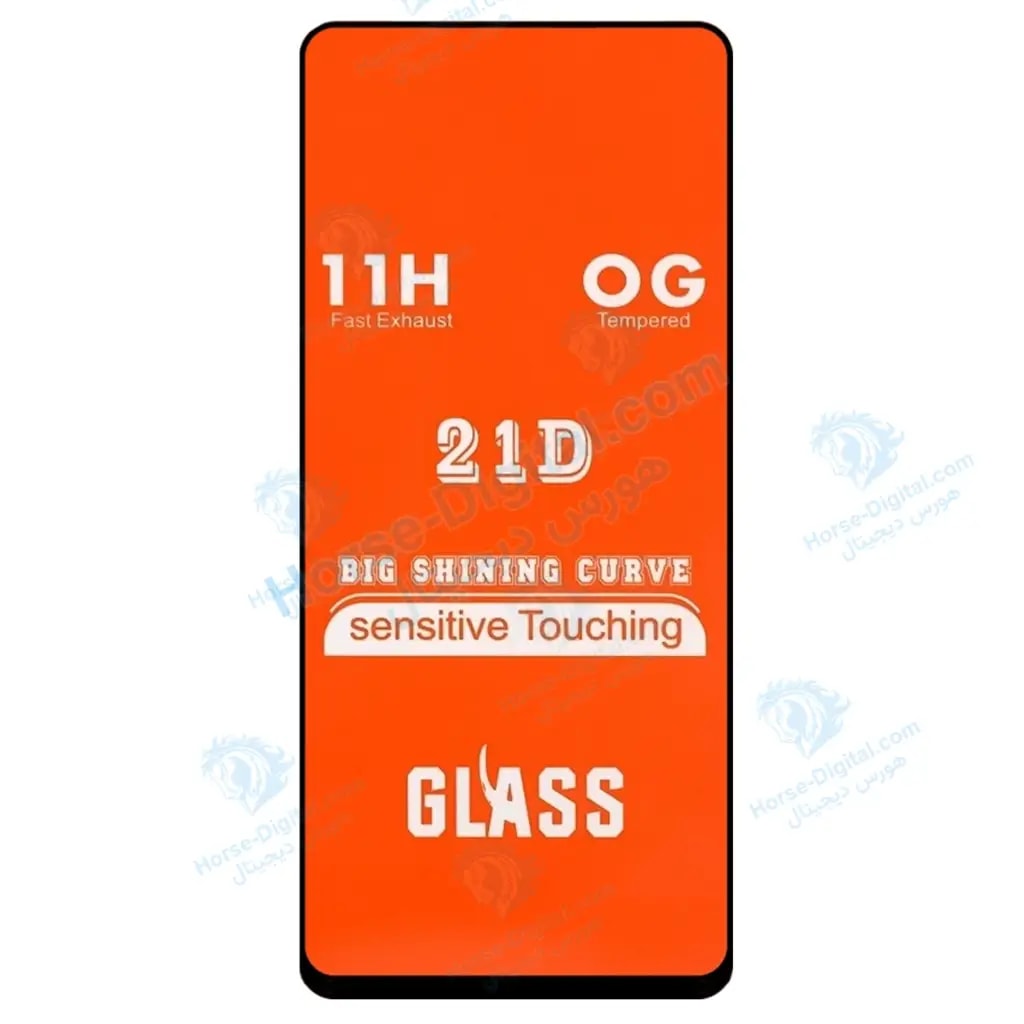 محافظ صفحه نمایش تمام چسب با پوشش کامل هواوی Full Glass Screen Protector For Huawei P40 Lite 5G / Nova 7 Se خرید