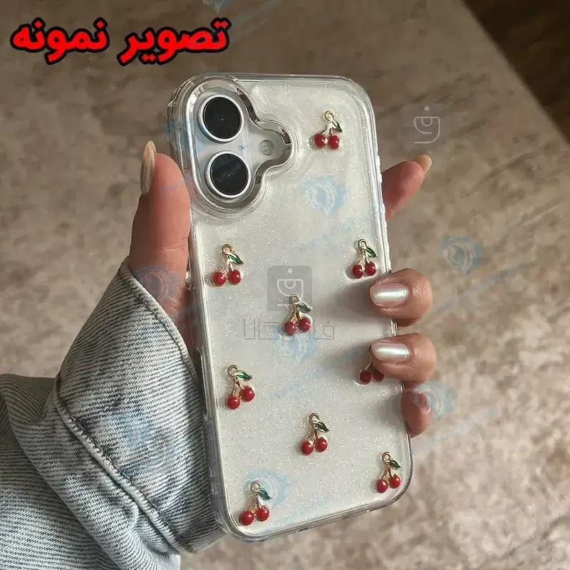 قاب دخترانه اکلیلی آلبالویی گوشی سامسونگ S24 Fe خرید