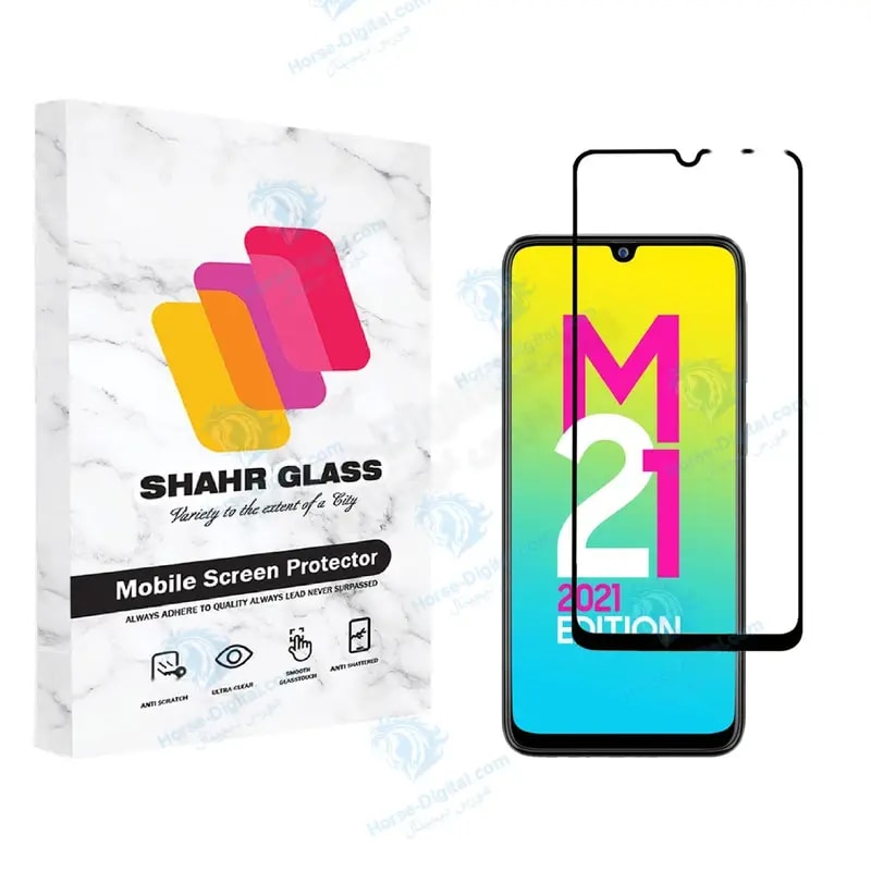 محافظ صفحه نمایش شهر گلس مدل Ful مناسب برای گوشی موبایل سامسونگ Galaxy M21 2021 خرید