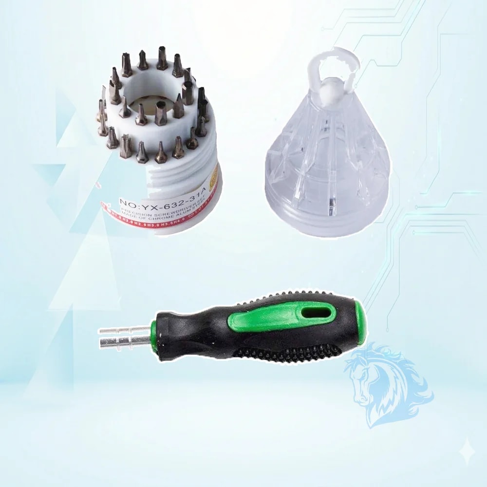 ست پیچ گوشتی 31 عددی یاکسون مدل Yaxun Yx-632-31A خرید